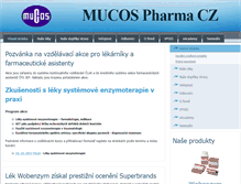 Tablet Screenshot of mucos.cz